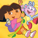 Kolorowanki dla dzieci Dora maluj przygody Dory i Butka