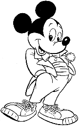 Myszka Miki czas na malowanie