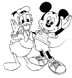 Donald i Myszka Miki jak bracia